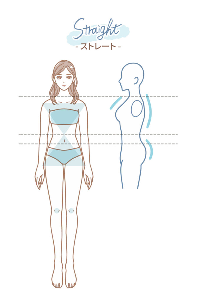 骨格ストレートタイプ全身