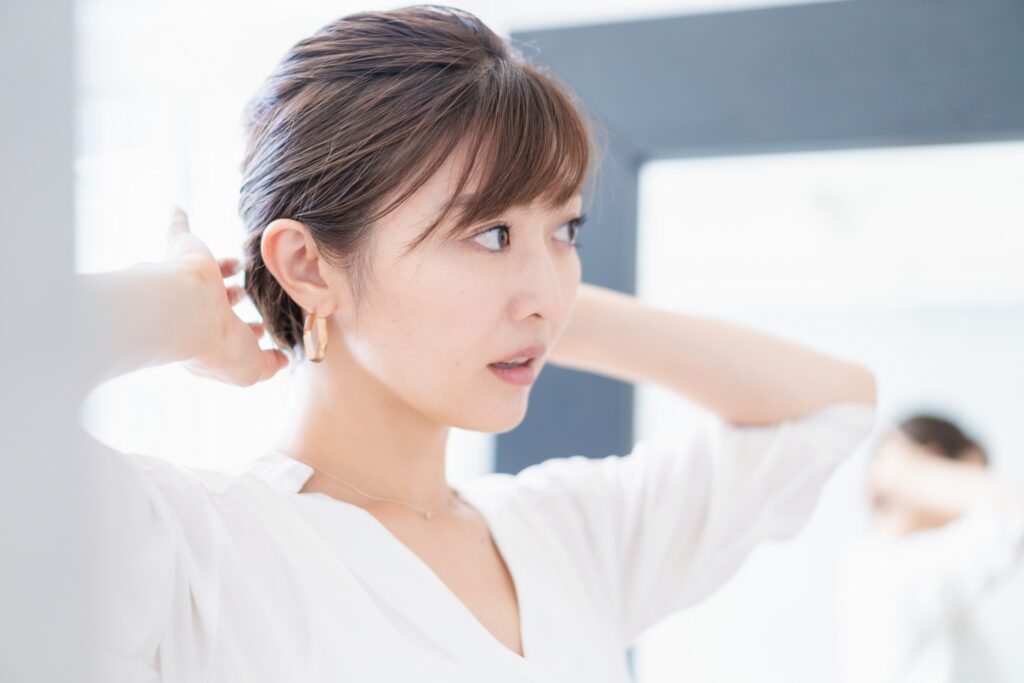 ヘアアップスタイル